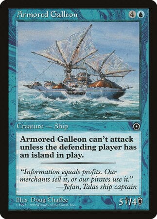 Armored Galleon [Portal Second Age] MTG Single Magic: The Gathering  | Multizone: Comics And Games