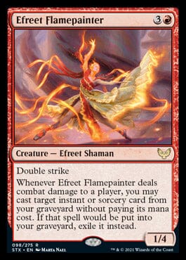 Efreet Flamepainter [Strixhaven: School of Mages] MTG Single Magic: The Gathering  | Multizone: Comics And Games