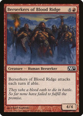 Berserkers of Blood Ridge [Magic 2010] MTG Single Magic: The Gathering  | Multizone: Comics And Games