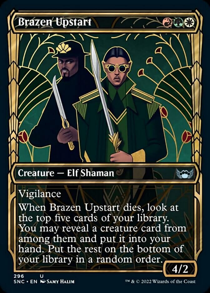 Brazen Upstart (Showcase Golden Age) [Streets of New Capenna] MTG Single Magic: The Gathering  | Multizone: Comics And Games