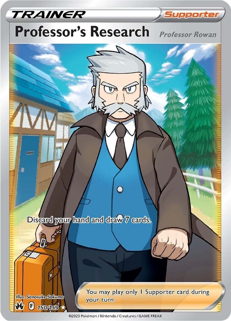 Professor's Research (150/159) (Full Art) [Sword & Shield: Crown Zenith] Pokemon Single Pokémon  | Multizone: Comics And Games