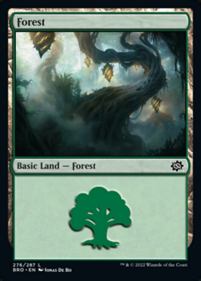 Forest (276) [The Brothers' War] MTG Single Magic: The Gathering  | Multizone: Comics And Games