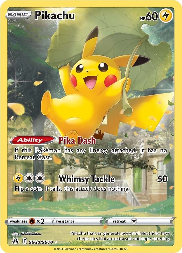 Pikachu (GG30/GG70) [Sword & Shield: Crown Zenith] Pokemon Single Pokémon  | Multizone: Comics And Games