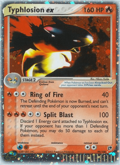 Typhlosion ex (99/100) [EX: Sandstorm] Pokemon Single Pokémon  | Multizone: Comics And Games