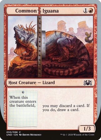 Common Iguana [Unsanctioned] MTG Single Magic: The Gathering  | Multizone: Comics And Games