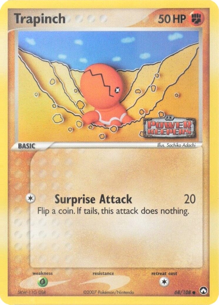 Trapinch (68/108) (Stamped) [EX: Power Keepers] Pokemon Single Pokémon  | Multizone: Comics And Games