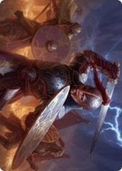 Beskir Shieldmate Art Card [Kaldheim: Art Series] MTG Single Magic: The Gathering  | Multizone: Comics And Games