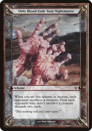 Only Blood Ends Your Nightmares (Archenemy) [Archenemy Schemes] MTG Single Magic: The Gathering  | Multizone: Comics And Games