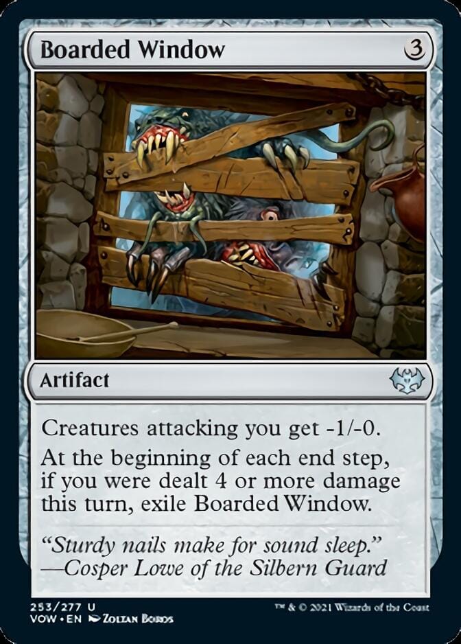 Boarded Window [Innistrad: Crimson Vow] MTG Single Magic: The Gathering  | Multizone: Comics And Games