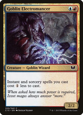 Goblin Electromancer [Commander 2015] MTG Single Magic: The Gathering  | Multizone: Comics And Games