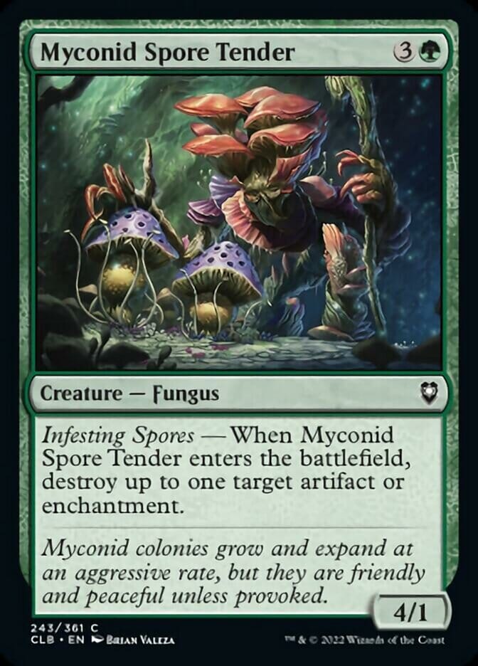 Myconid Spore Tender [Commander Legends: Battle for Baldur's Gate] MTG Single Magic: The Gathering  | Multizone: Comics And Games