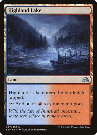 Highland Lake [Shadows over Innistrad] MTG Single Magic: The Gathering  | Multizone: Comics And Games