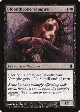 Bloodthrone Vampire [Rise of the Eldrazi] MTG Single Magic: The Gathering  | Multizone: Comics And Games
