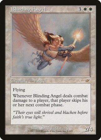 Blinding Angel [Nemesis] MTG Single Magic: The Gathering  | Multizone: Comics And Games