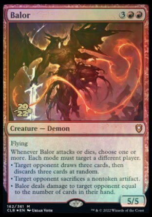 Balor [Commander Legends: Battle for Baldur's Gate Prerelease Promos] MTG Single Magic: The Gathering  | Multizone: Comics And Games