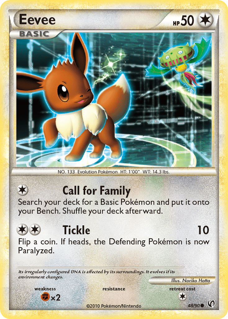 Eevee (48/90) [HeartGold & SoulSilver: Undaunted] Pokemon Single Pokémon  | Multizone: Comics And Games
