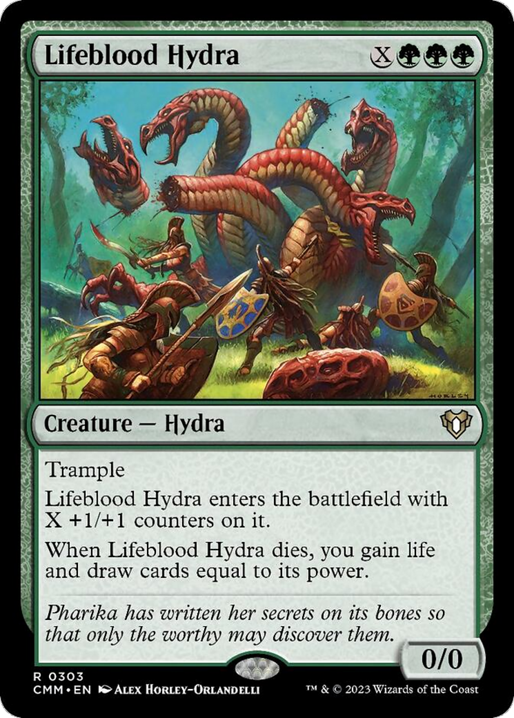 Lifeblood Hydra [Commander Masters] | Multizone: Comics And Games