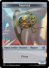 Myr // Thopter Double-Sided Token [Phyrexia: All Will Be One Commander Tokens] MTG Single Magic: The Gathering  | Multizone: Comics And Games