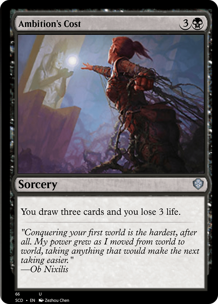 Ambition's Cost [Starter Commander Decks] MTG Single Magic: The Gathering  | Multizone: Comics And Games