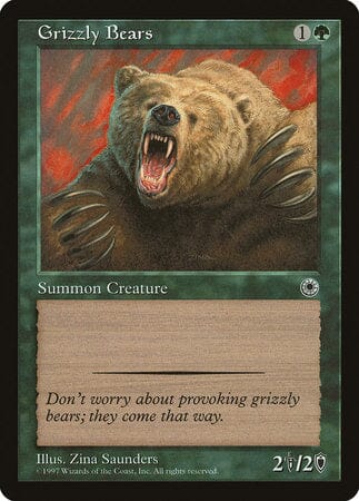Grizzly Bears [Portal] MTG Single Magic: The Gathering  | Multizone: Comics And Games