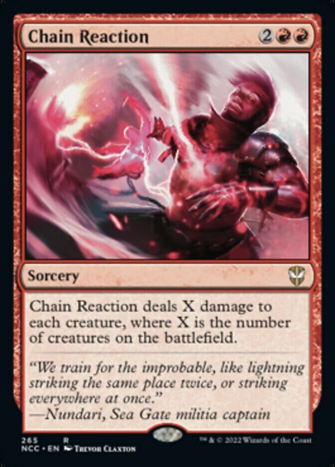 Chain Reaction [Streets of New Capenna Commander] MTG Single Magic: The Gathering  | Multizone: Comics And Games