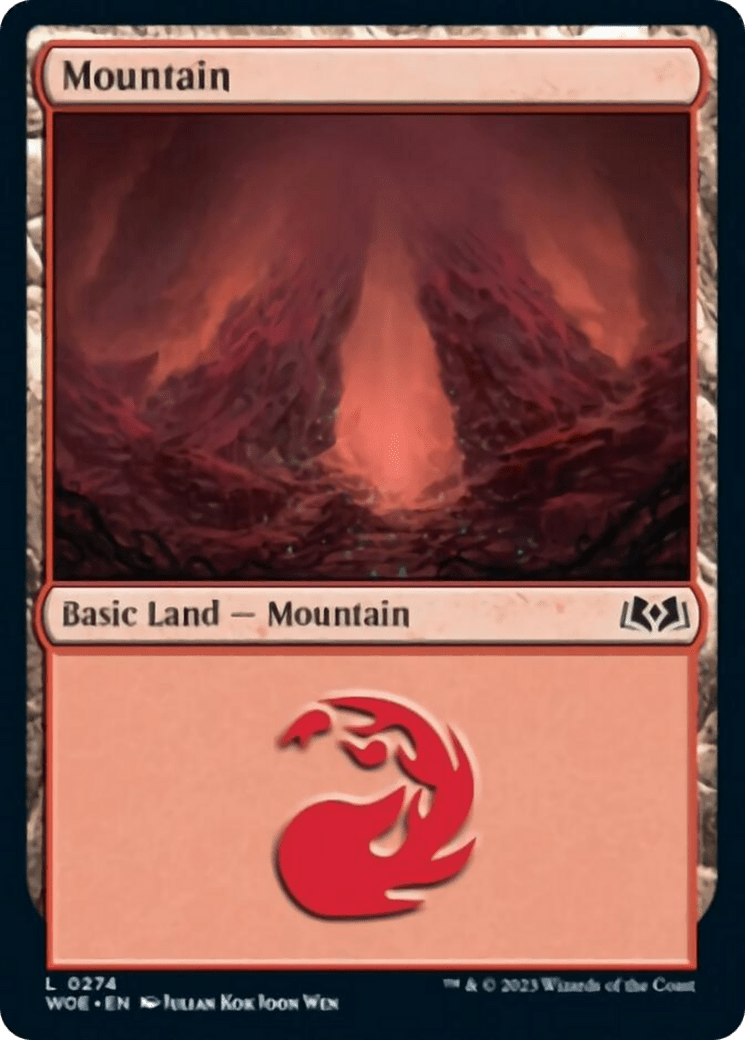 Mountain (0274) [Wilds of Eldraine] MTG Single Magic: The Gathering  | Multizone: Comics And Games