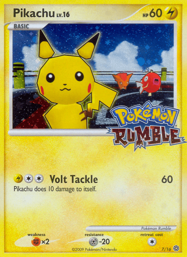 Pikachu (7/16) [Pokémon Rumble] Pokemon Single Pokémon  | Multizone: Comics And Games