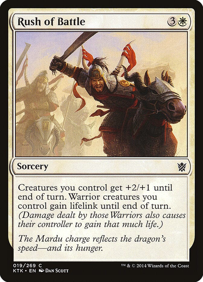 Rush of Battle [Khans of Tarkir] MTG Single Magic: The Gathering  | Multizone: Comics And Games