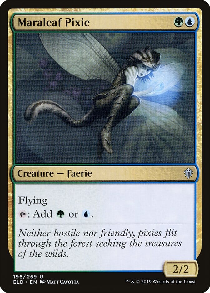 Maraleaf Pixie [Throne of Eldraine] MTG Single Magic: The Gathering  | Multizone: Comics And Games