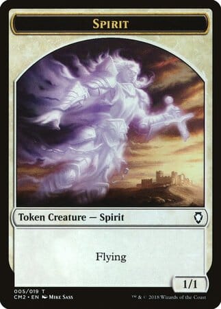 Spirit Token [Commander Anthology Volume II Tokens] MTG Single Magic: The Gathering  | Multizone: Comics And Games