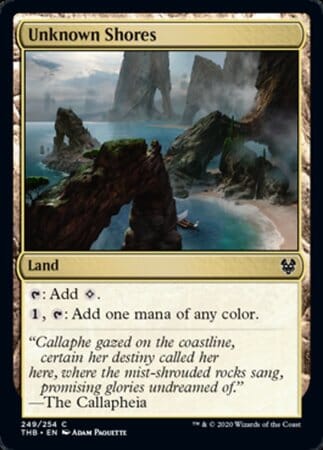 Unknown Shores [Theros Beyond Death] MTG Single Magic: The Gathering  | Multizone: Comics And Games