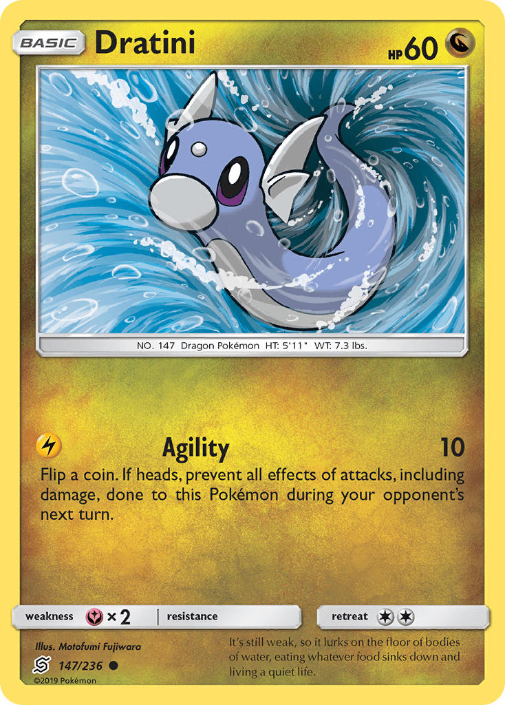 Dratini (147/236) [Sun & Moon: Unified Minds] Pokemon Single Pokémon  | Multizone: Comics And Games