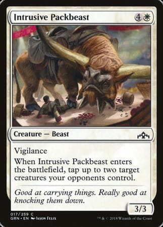 Intrusive Packbeast [Guilds of Ravnica] MTG Single Magic: The Gathering  | Multizone: Comics And Games