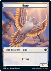 Bird // Spirit Double-Sided Token [Starter Commander Decks] MTG Single Magic: The Gathering  | Multizone: Comics And Games