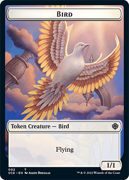 Bird // Faerie Double-Sided Token [Starter Commander Decks] MTG Single Magic: The Gathering  | Multizone: Comics And Games