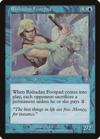 Rishadan Footpad [Mercadian Masques] MTG Single Magic: The Gathering  | Multizone: Comics And Games