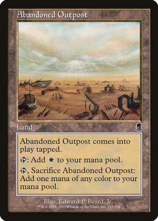 Abandoned Outpost [Odyssey] MTG Single Magic: The Gathering  | Multizone: Comics And Games