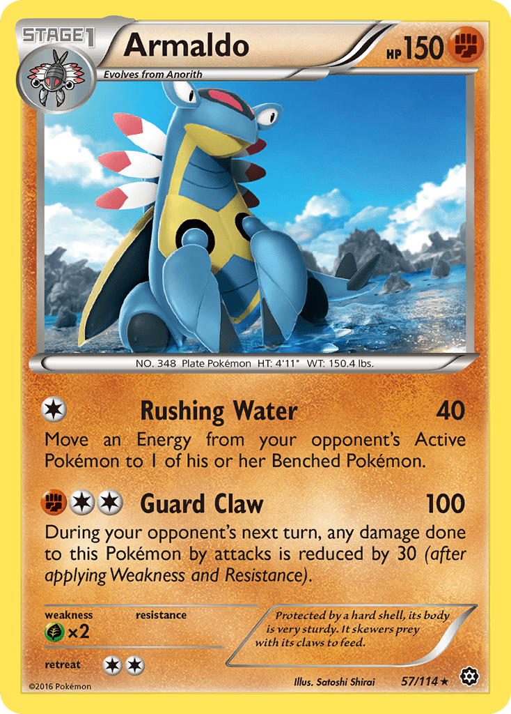 Armaldo (57/114) [XY: Steam Siege] Pokemon Single Pokémon  | Multizone: Comics And Games