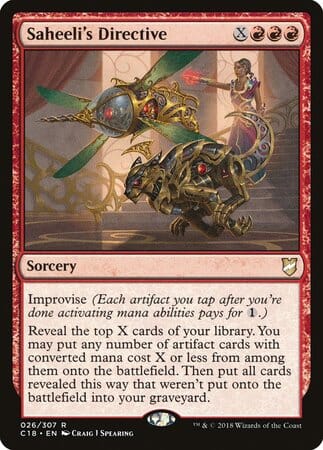 Saheeli's Directive [Commander 2018] MTG Single Magic: The Gathering  | Multizone: Comics And Games