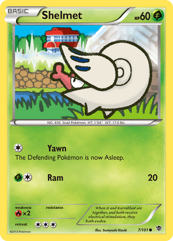 Shelmet (7/101) [Black & White: Plasma Blast] Pokemon Single Pokémon  | Multizone: Comics And Games