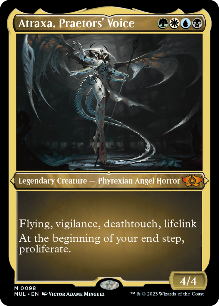 Atraxa, Praetors' Voice (Foil Etched) [Multiverse Legends] MTG Single Magic: The Gathering  | Multizone: Comics And Games