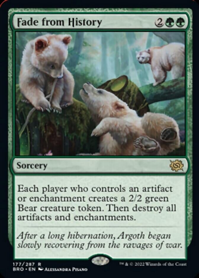 Fade from History [The Brothers' War] MTG Single Magic: The Gathering  | Multizone: Comics And Games