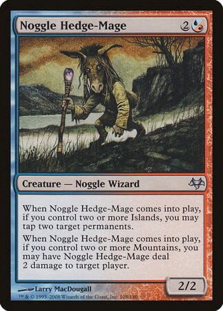 Noggle Hedge-Mage [Eventide] MTG Single Magic: The Gathering  | Multizone: Comics And Games