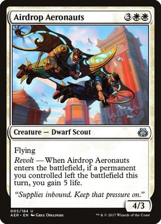 Airdrop Aeronauts [Aether Revolt] MTG Single Magic: The Gathering  | Multizone: Comics And Games