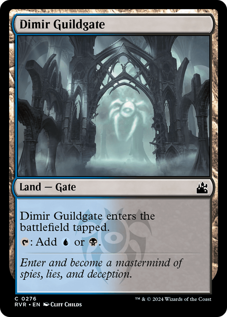Dimir Guildgate [Ravnica Remastered] MTG Single Magic: The Gathering  | Multizone: Comics And Games