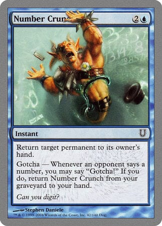 Number Crunch [Unhinged] MTG Single Magic: The Gathering  | Multizone: Comics And Games
