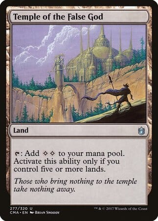 Temple of the False God [Commander Anthology] MTG Single Magic: The Gathering  | Multizone: Comics And Games