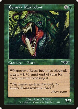 Berserk Murlodont [Legions] MTG Single Magic: The Gathering  | Multizone: Comics And Games