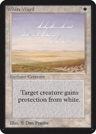 White Ward [Limited Edition Alpha] MTG Single Magic: The Gathering  | Multizone: Comics And Games