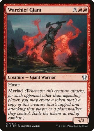 Warchief Giant [Commander Anthology Volume II] MTG Single Magic: The Gathering  | Multizone: Comics And Games